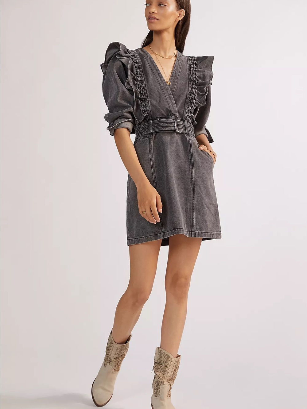 NWT Magali Pascal Denim Mini Dress, Women’s S